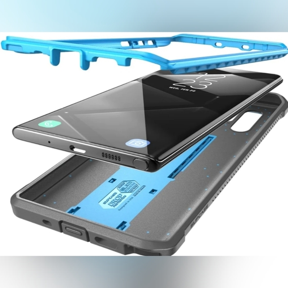 Galaxy Note10 Plus / Note10 Plus 5G Unicorn Beetle Pro Full-Body Rugged Case-Blu - Picture 3 of 6